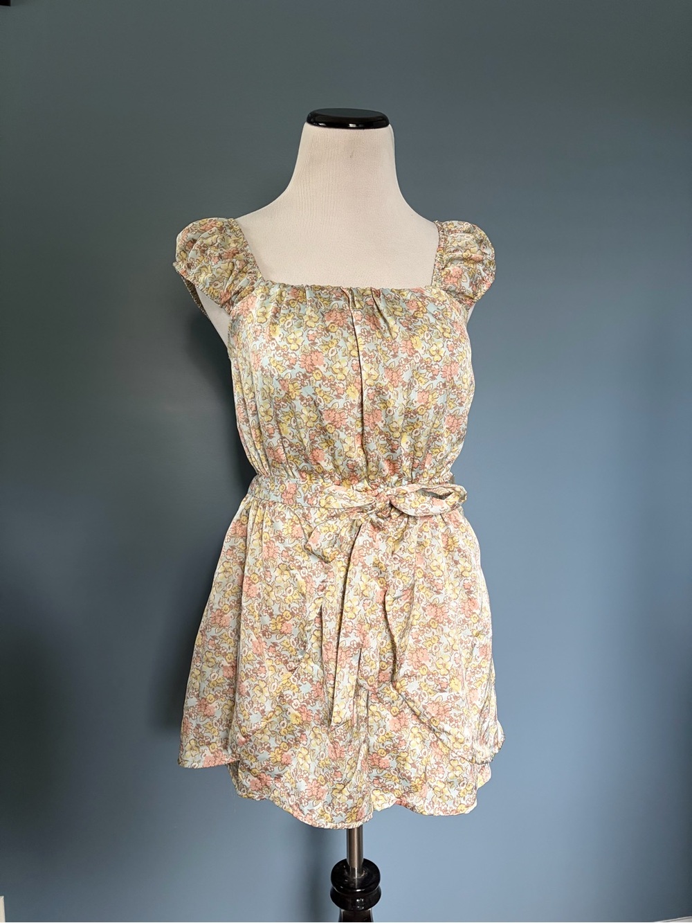 Altar’d State Satin Floral Romper